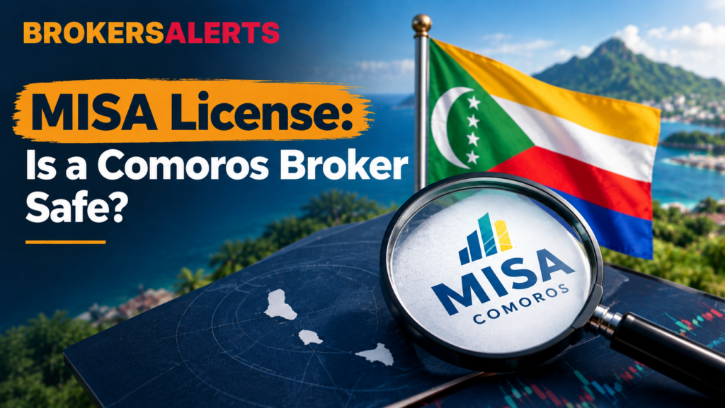 MISA license guide with the Comoros flag, a map of the Comoros islands and a magnifying glass over the word MISA